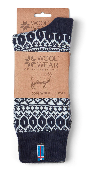 24 - Iceland - Navy Socks - 65%Wool
