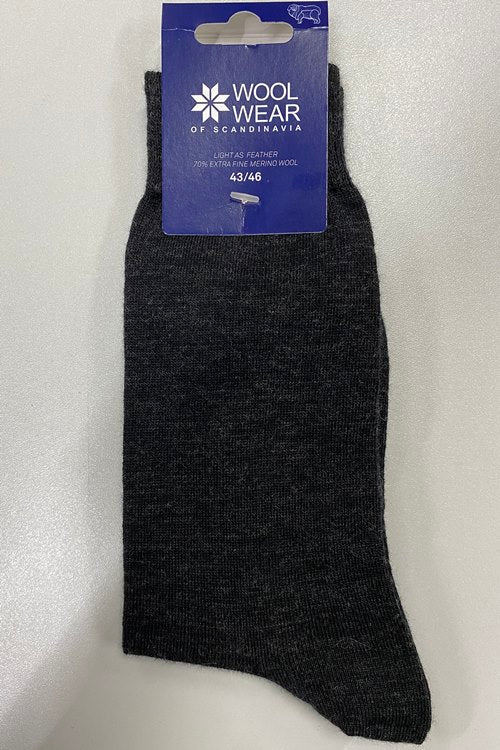 26C - Antracite Merino Socks