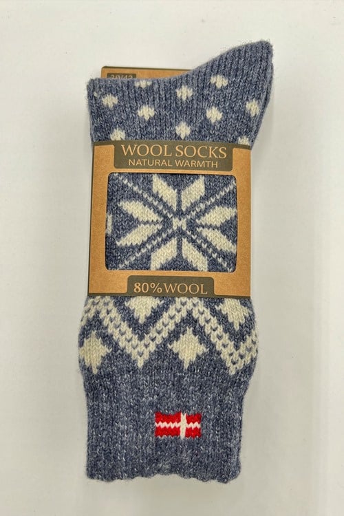 106E - Denmark - Denim Socks - 80%Wool (kopie)