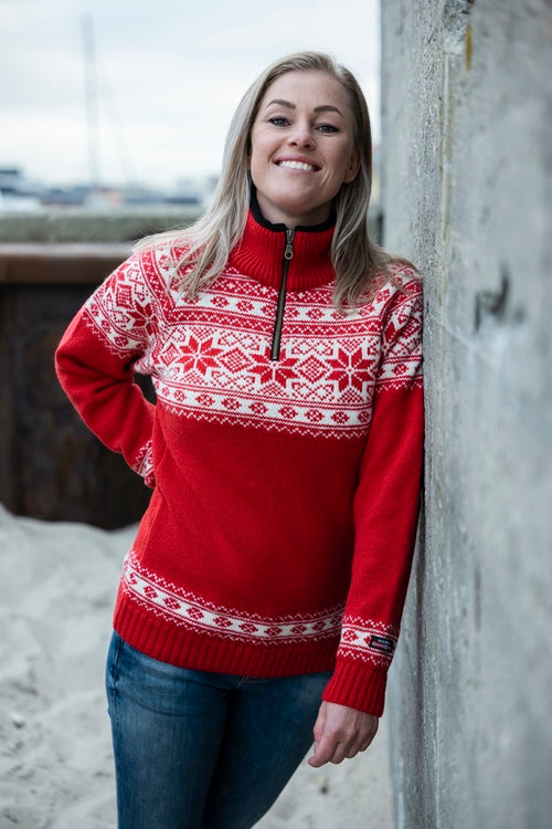 184-204R Red 1/2 Zip (Raglan)