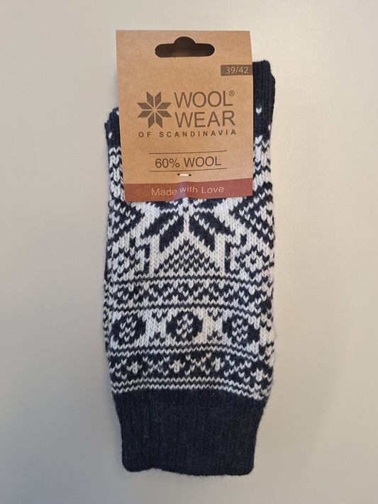 50 - Antracite Snowflake - 60% Wool