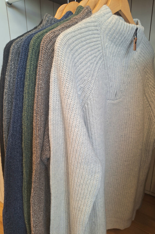 Turku Fisherman 1/2 Zip Sweater - SMK10-8333