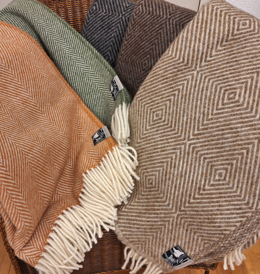 Noors Wollen Plaid 100% Wol