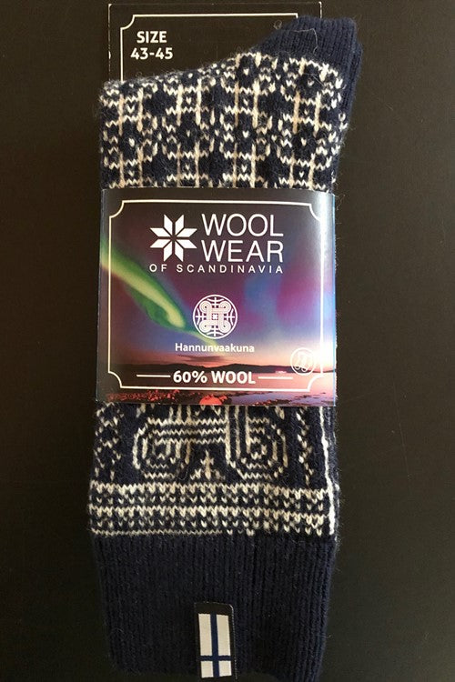 46 - Finland - Navy - 60% Wool