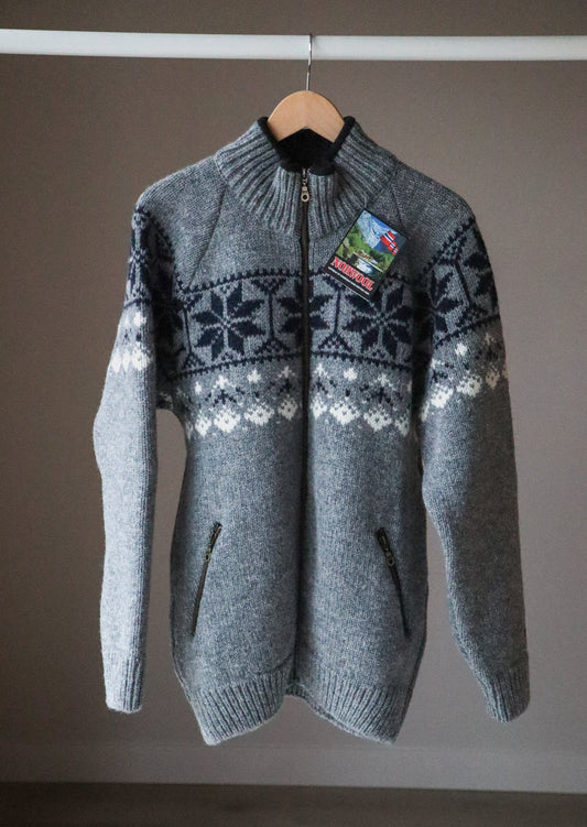 669-FC-74 Grey/Navy Cardigan