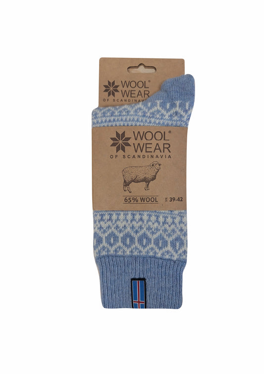 24 - Iceland - Denim Socks - 65%Wool
