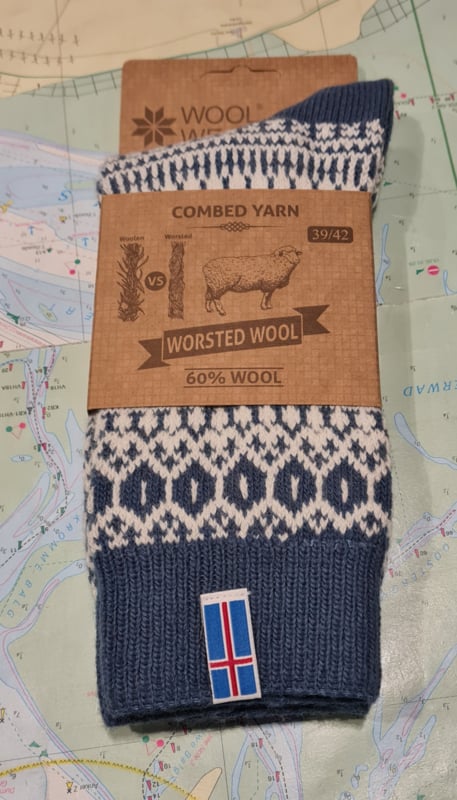 24 - Iceland - Denim Socks - 65%Wool