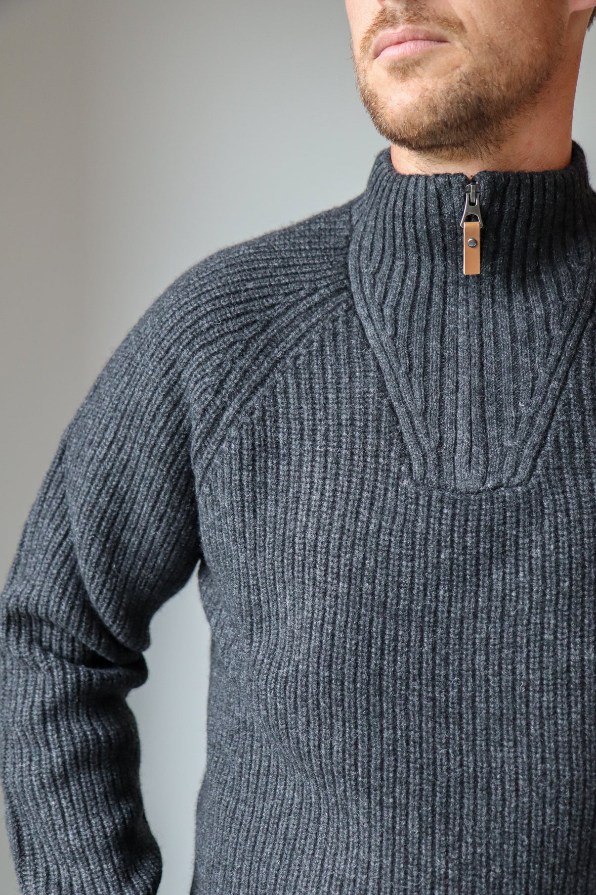 Turku Fisherman 1/2 Zip Sweater - SMK10-8333