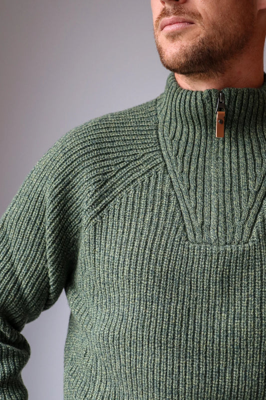 Turku Fisherman 1/2 Zip Sweater - SMK10-8333