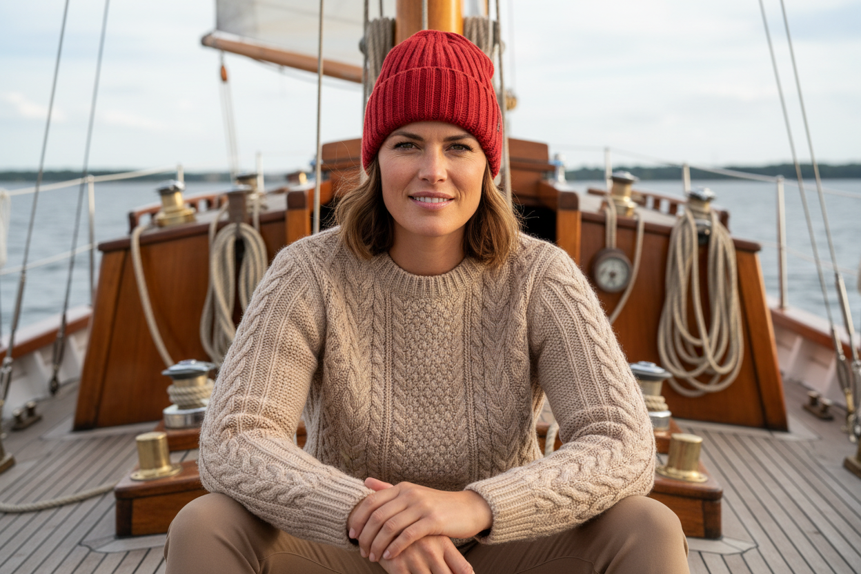 Emerald Beanie Muts - Puur Nieuw Wol
