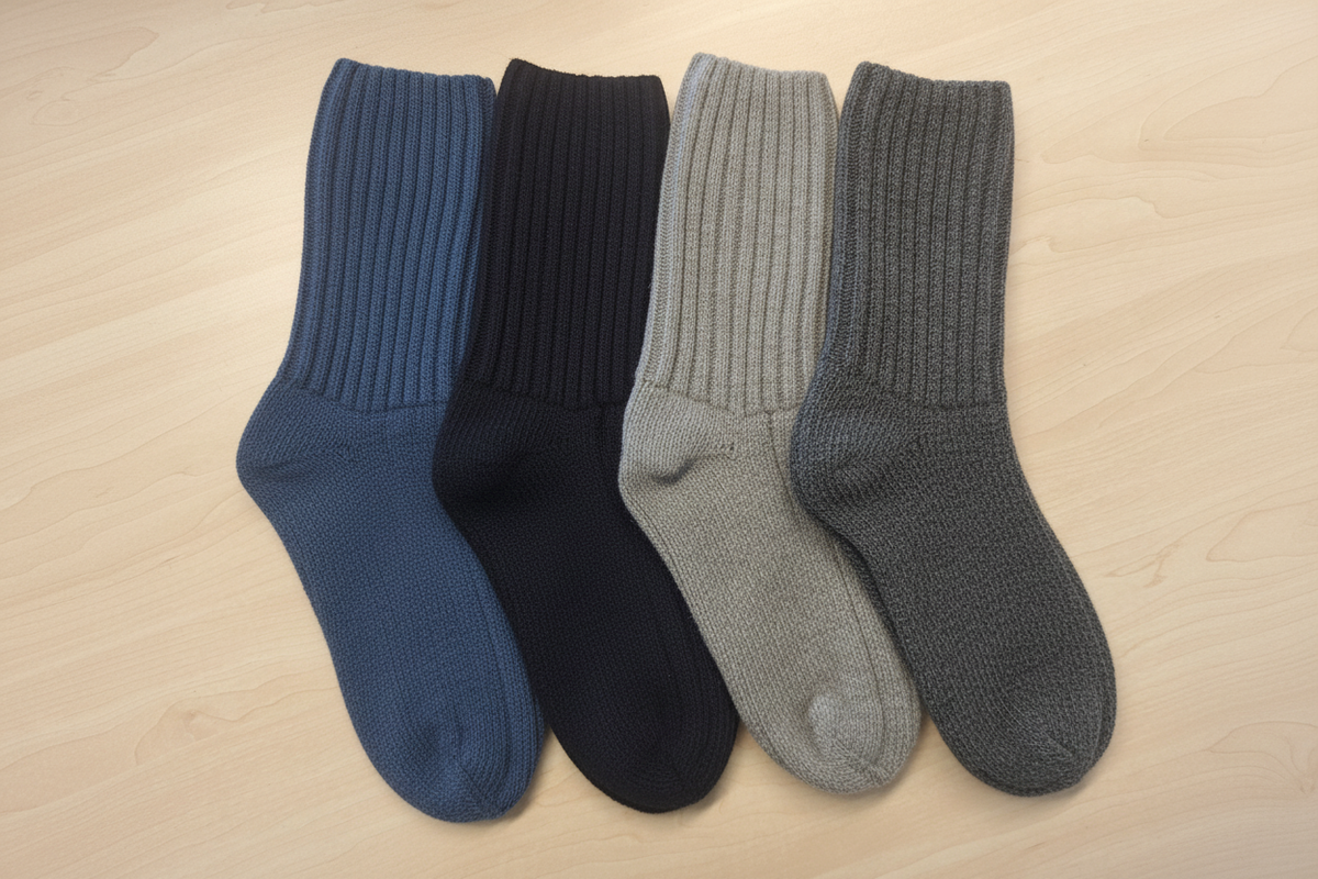 Riga 100% Wool Socks - Navy, Antracite, Grey, Mid Blue, Navy
